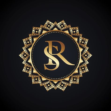 Letter sr luxury royal golden gold logo ... | Premium Vector #Freepik #vector #logo-illustration #luxury-letter #luxury #letter-logo Logo Concept Design, Father's Day Illustration, Holiday Calligraphy, Sr Logo, Happy Fathers Day Greetings, Gold Logo Design, Royal Logo, Fathers Day Poster, Father's Day Greetings