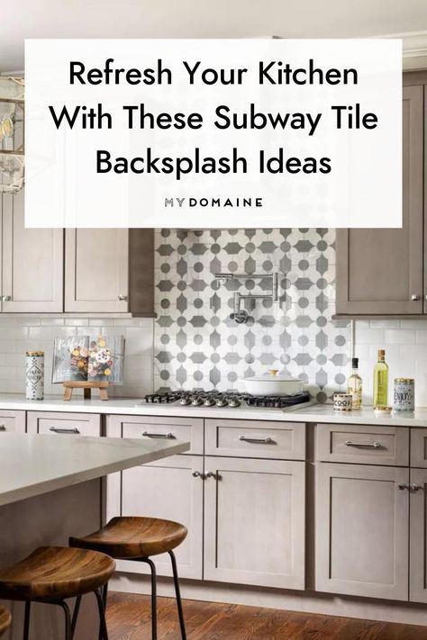 Accent Wall Behind Stove, White Subway Tile Kitchen Backsplash With Accent Behind Stove, Accent Backsplash Kitchen, Backsplash With Accent Behind Stove, Subway Tile Backsplash With Accent, Accent Backsplash Behind Stove, Accent Tile Behind Stove, Tile Accent Wall Kitchen, Subway Tile Backsplash Ideas