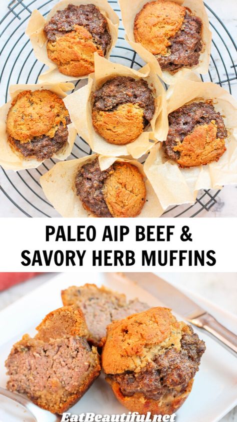 Aip Savory Recipes, Simple Aip Recipes, Aip Beef Recipes, Aip Holiday Recipes, Aip Recipes Breakfast, Aip Breakfast Recipes, Aip Fall Recipes, Uc Diet, Paleo Breakfast Muffins