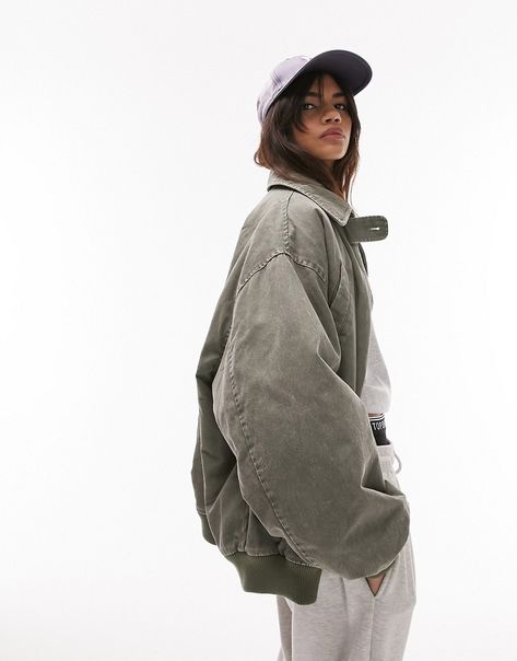 Topshop Jacket, Oversized Collar, Khaki Fashion, Oversized Jacket, Jumpsuit Shorts Rompers, Winter Jackets Women, Fall Jackets, Charlotte Tilbury, Sports Leggings