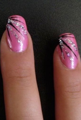 Fingernail Art Designs, Fingernail Designs For Work, Fun Nail Designs Creative Latest Fashion, Fingernails Designs, Most Beautiful Nails, Pink Glitter Nails, Fingernail Designs, Gel Nail Art Designs, Amazing Nail Designs