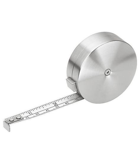 24 Luxury Gifts for Men | Who said tools have to be ugly? This well-designed tape measure expands to ten feet (showing both inches and centimeters) and is encased in a handsome stainless steel. Modern Desk Accessories, Luxury Gifts For Men, Holiday Entertaining, Best Gifts For Men, Modern Desk, Measuring Tape, Brushed Stainless Steel, Luxury Gifts, Tape Measure