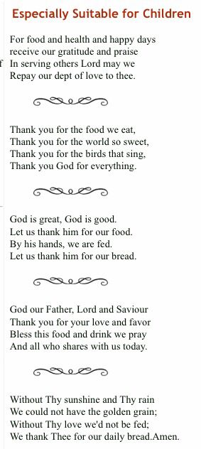 Lunch Prayers For Kids, Preschool Prayers Before Meals, Prayers To Say Before Eating, Grace Prayers Before Meals, Saying Grace Before Meals Prayer, Children’s Prayers, Prayer For Food Meals, Meal Time Prayers, Prayers For Children To Say