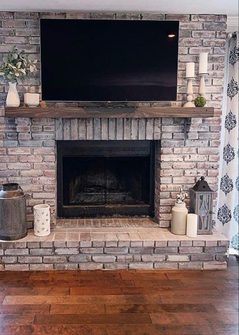 Fireplace Bench Decor, Mantel Ideas With Tv Above, Fireplace Mantel Ideas With Tv, Modern Farmhouse Mantle Decor With Tv, Fireplace Mantle Decor With Tv Farmhouse, Farmhouse Mantle With Tv, Fireplace With Tv Decor, Decorating Mantle With Tv Above, Spring Fireplace Mantle Decor With Tv