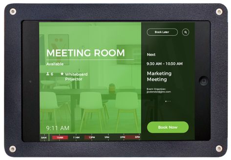 Smart Sensors - Workscape - Meeting Room Booking System Room Booking App, Meeting Room Booking System, Book Rooms, Meeting Room Design, Booking App, Book Room, Room Display, Meeting Rooms, Ipad App