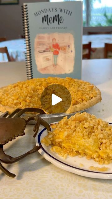 MeMe's Recipes | Diane Leary on Instagram: "🦀🥧 Crab Pie… this recipe makes 2 pies. We will bake one now and freeze one for later. 😉 This recipe is a great combo of flavors but feel free to add any seasoning you would like… Old Bay, salt/pepper, garlic, hot sauce, etc! We are having it for lunch with a salad. 🥗 #memesrecipessc #memesrecipes #shineforjesus #crabpie #crabrecipes" Crab Pie The Maryland Store, Copycat Joes Crab Shack Crab Cakes, Maryland Crabcake Recipe, Mr Crab Meme, Crab Meme, Fish Pie, Crab And Lobster, Lobster Recipes, Crab Recipes