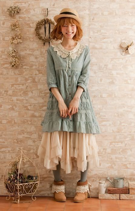 Mori Kei Inspo album - Album on Imgur Mori Kei Outfits, Mori Girl Aesthetic, Mori Kei Fashion, Neo Grunge, Boho Mode, 일본 패션, Kei Fashion, Tokyo Street Fashion, Mori Fashion