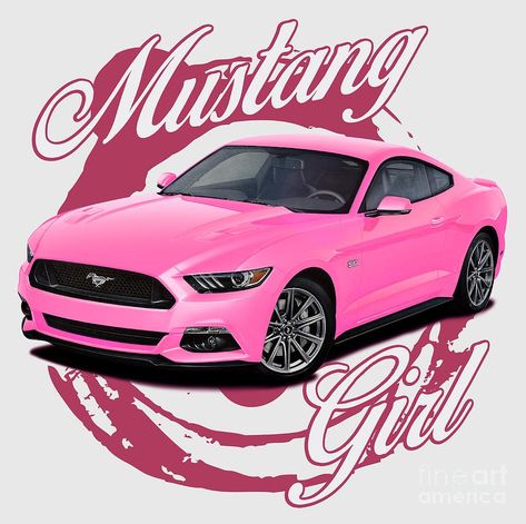 Pink Mustang, Mustang Art, Mustang Girl, New Ford Mustang, Mustang Wallpaper, Free Printables Organization, Car Jokes, Dark Art Photography, Mustang Convertible