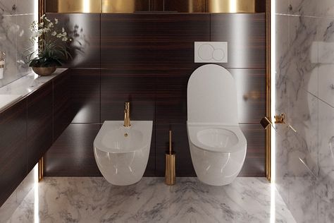 Washlet or Bidet? How They Work and Which One is For You Toilet And Bidet Ideas, Bidet And Toilet Bathroom Design, Bidet Toilet Combo, Bathroom Bidet, Toilet And Bathroom Design, Bidet Bathroom, Dual Flush Toilet, Toilet Room, Smart Toilet