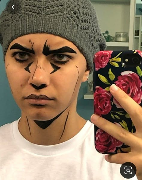 Anime Cosplay Make Up Ideas, Jjba Cosplay Makeup, Mista Jjba Fanart, Jojo's Bizarre Adventure Makeup, Jojo Cosplay Makeup, Funny Makeup Looks, Jjba Makeup, Jojo Eyes, Bizarre Makeup