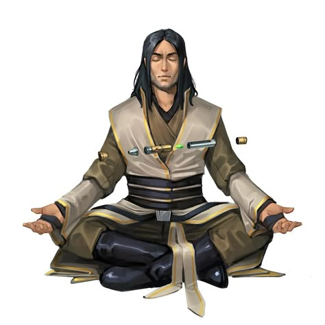 meditating jedi #starwars #commission #swrpg #starwarsart #lightsaber | Instagram Jedi Consular Art, Jedi Master Art, Jedi Illustration, Will Nunes Star Wars, Armored Jedi, Jedi Meditation, Sith Emperor, Jedi Consular, Couples Dynamics