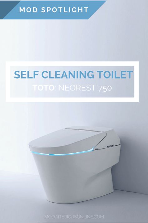 Easy Clean Toilet Design, Toilets Modern, Bath Tub For Two, Self Cleaning Toilet, Bathroom Technology, Toilet And Bathroom Design, New Modern House, Toto Toilet, Toilet Tiles