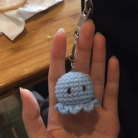 ✨We are back with the croctchet collection of Octopuses!! ✨🐙 As blue as your eyes are for us Similar is the case with the Blue Octpous And, as candid as your heart is our Pink Octopus Crocheted with love🩵🩷 🐙 Crochet Stitch Keychain, Crochet Simple Ideas, Keychain Crochet Tutorials, Knitting Keychain, Crochet Amigurumi Keychain, Crochet Key Chains, Crochet Diy Tutorial, Crochet Fairy, Crochet Keychain Pattern