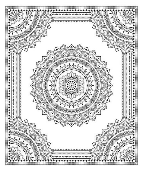 Traditional Mandala Art, Mandala Art Circle, Mandala Art Ideas, Mandala Frame, Mandala Pattern Design, Traditional Mandala, Mandala Flower Design, Detailed Mandala, Mandala Sketch