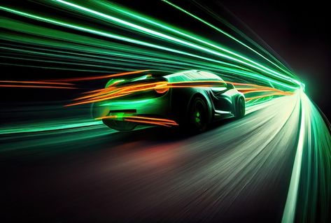 Over Speeding Car, Car Photography Ideas Angles, Speed Background, 3d Tunnel, Background Car, Blurry Lights, Shutter Speed Photography, Car Night, Road Light