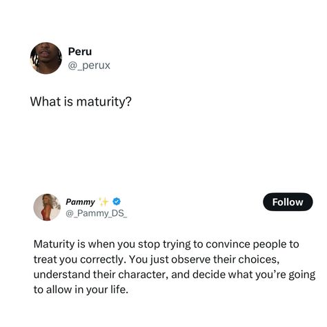 What is even maturity?? #relatable Maturity Tips, Message To Self, Maturity Quotes, Motivation Thoughts, Funny Twitter Quotes, My Highest Self, Agree To Disagree, Quotes Life Lessons, Get Up And Go