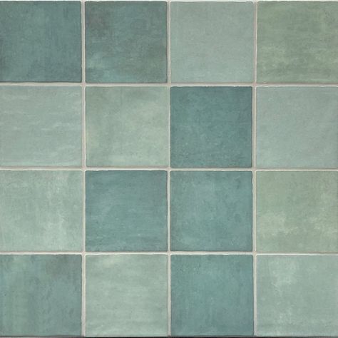 Vincenza Handmade Look Tiles Green Gloss T41585 - Perini Tiles Melbourne, Tile Collection Tile Wainscoting, Tiled Splashback, Perini Tiles, Aqua Tiles, Tiles Showroom, Bath Tile, Tile Splashback, Richmond Melbourne, Terrazzo Tile