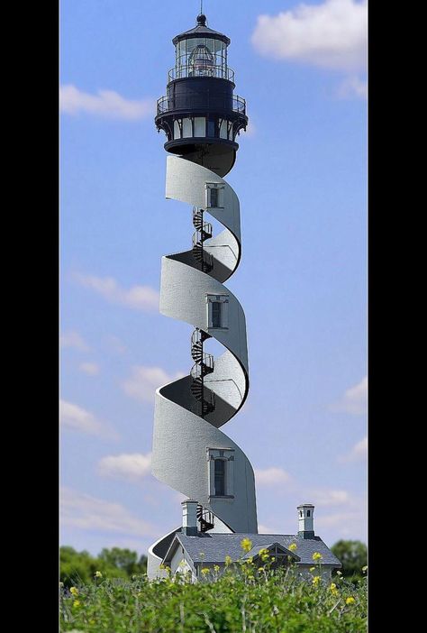 Modern lighthouse Modern Lighthouse, Grand Designs, Lighthouse, Design Art, Art Deco, Architecture, Art, Design