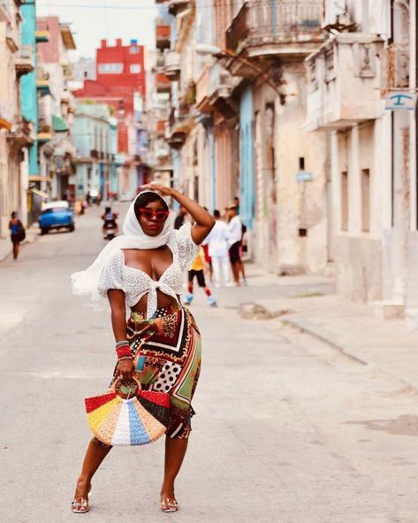 Sep 20, 2019 - ESSENCE's exclusive guide on how to see, taste and experience one of the hottest destinations in Black travel, Cuba. Cuba Outfit, Caribbean Fashion, Visit Cuba, Travel Vibes, Learn To Live, Go Back In Time, Black Femininity, Black Travel, Vacation Outfits