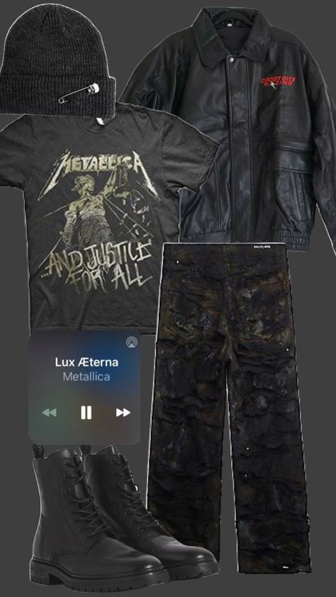 #metalica #punk #rock #metal Circuit City, 70s Inspired Outfits, And Justice For All, 70s Inspired, Rock Metal, Cool Clothes, Inspired Outfits, Punk Rock, Circuit