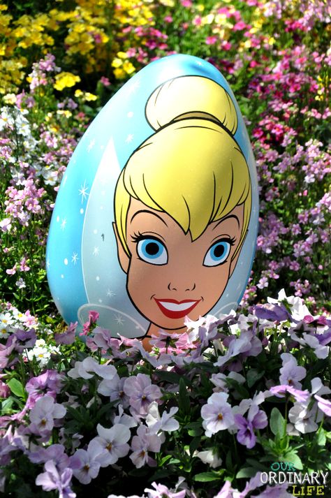 Disney Easter Egg  Tinkerbell Disney Easter Eggs, Easter 2021, Disney Easter, Baby Animals Super Cute, Disney Attractions, Easter Wallpaper, Easter Eggs Diy, Pebble Painting, Chalk Art