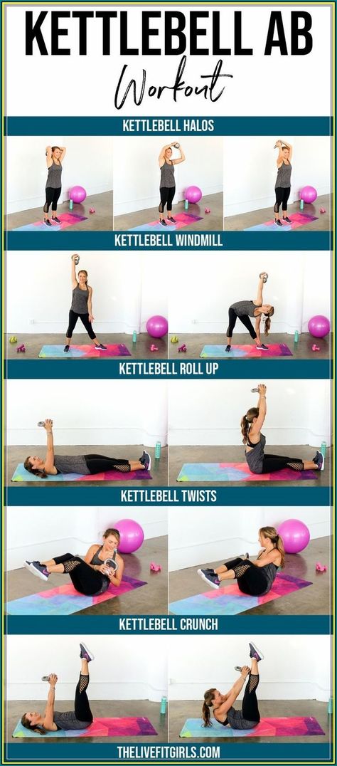 (ad) Inverted Curl to tummy Press ... A. Stand once feet hip-width set against apart, holding dumbbells in belly of thighs, palms facing body. B. bend elbows ... Kettlebell Ab Workout, Kettlebell Workout Routines, Beachbody Workout, Kettlebell Benefits, Kettlebell Abs, Kettlebell Cardio, Kettlebell Training, Abs Workout For Women, Ab Workouts