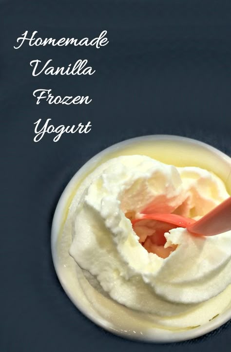 Vitamix Frozen Yogurt Recipes, Frozen Yogurt Recipes Machine Cuisinart, Soft Serve Frozen Yogurt Recipe, Soft Serve Frozen Yogurt, Blender Frozen Yogurt, Frozen Yogurt Soft Serve, Home Made Frozen Yogurt, How To Make Frozen Yogurt With A Blender, No Churn Frozen Yogurt