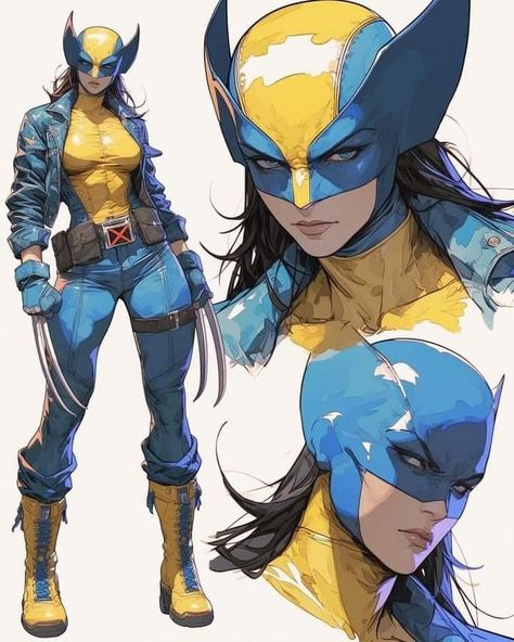 Wolverine/X 23 (Laura Kinney) - X MEN X 23 Marvel, X23 Art, X 23 Laura Kinney, X23 Marvel, X Men Cosplay, X-23 Fanart, Female Wolverine, X Men Art, Xmen Characters