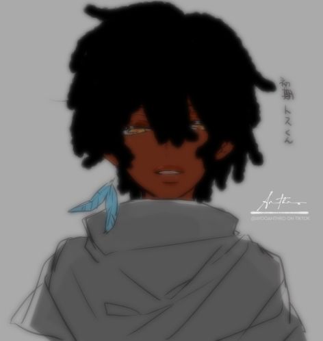 Dread Head Anime Character, Dreads Anime, Black Anime Characters With Locs, Black Dread Head Pfp, Black Anime Guy Dreads, Black Anime Guy Pfp Dreads, Black Anime Characters Dreads, Animated Pfp, Black Manga