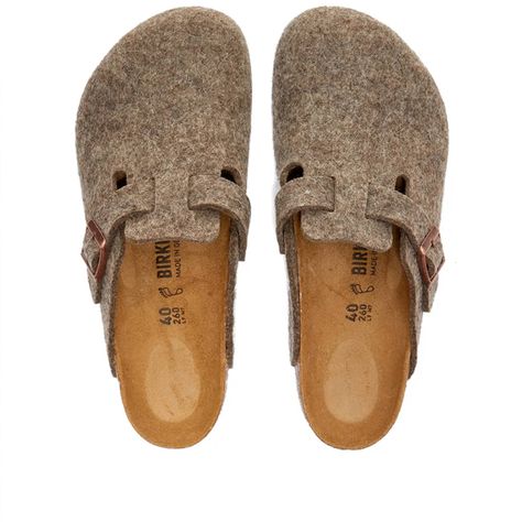 Birkenstock Boston Cocoa Wool | END. (US) Birkenstock Clog, Boston Clogs, Winter Desserts, Clogs Style, Boston Clog, Shoe Inspo, Birkenstock Boston, Swag Shoes, Birkenstock Boston Clog