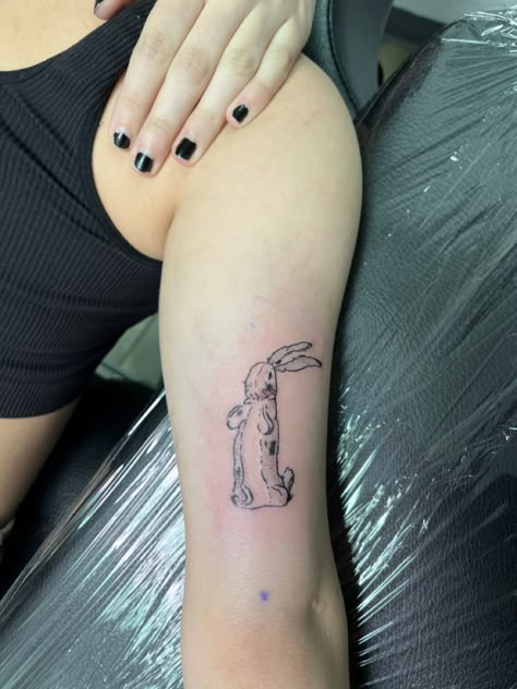 Rabbit Stuffed Animal Tattoo, The Velveteen Rabbit Illustrations, Vintage Rabbit Tattoo, Stuffed Rabbit Tattoo, The Velveteen Rabbit Tattoo, Bunny Stuffed Animal Tattoo, Childrens Book Tattoo, Stuffed Bunny Tattoo, Peter Rabbit Tattoo