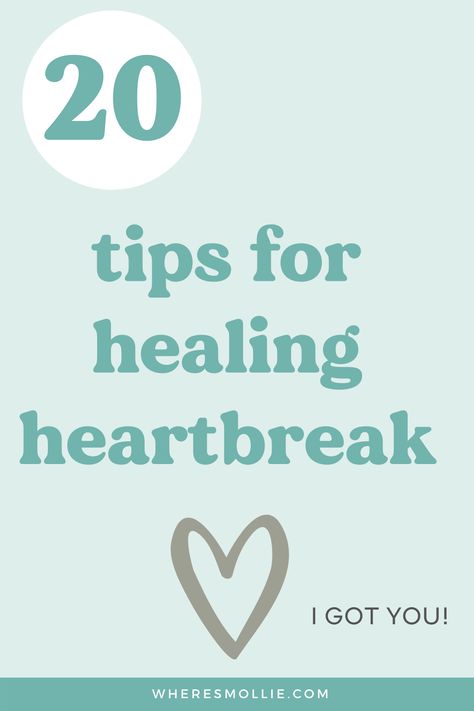 Heartbreak Healing Books, Helping Daughter Through Heartbreak, How To Get Over Heartbreak, How To Get Through A Breakup, How To Get Over Someone You Love, Surviving Heartbreak, Heal Heartbreak, Healing Heartbreak, First Heartbreak