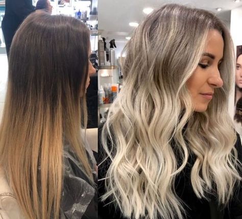 Vanilla Blonde Balayage: Process, Formulas, and Tips for Success - Color - Modern Salon Balayage Process, Vanilla Blonde Balayage, Vanilla Blonde, Balayage Blond, Tips For Success, Balayage Hair Blonde, Blonde Hair Looks, Short Hair Color, Brunette To Blonde