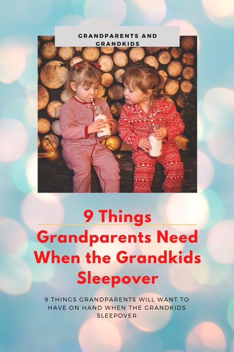 Grandparents Night Ideas, Grandchildren Sleepover Ideas, Grandma Sleepover Ideas, Grandkids Sleepover Ideas, Grandparent Camp Ideas, Sleepover At Grandmas House, Kids Sleepover Activities, Boy Sleepover, Grandkid Gifts