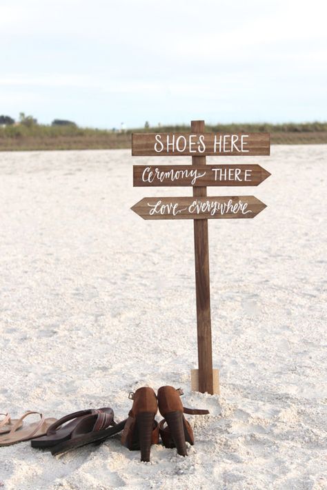 Beach Wedding Benches, Beach Wedding Signs, Beach Dinner, Beach Wedding Decorations Reception, Wooden Wedding Signs, Rustic Wedding Signs, Beach Wedding Inspiration, Beach Ceremony, Beach Wedding Decorations