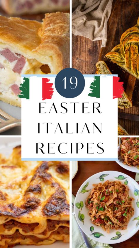 Italian Easter Dinner, Easter Italian, Italian Easter Cookies, Italian Easter Recipes, Italian Easter Pie, Easter Dinner Menus, Easter Bread Recipe, Italian Easter Bread, Easter Pie