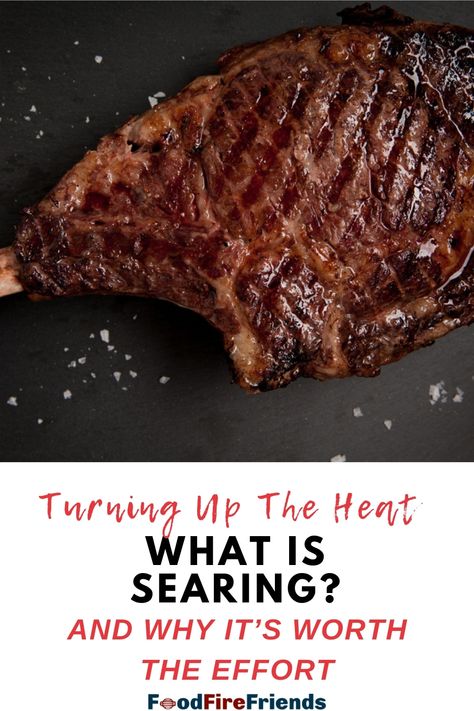 Close up of a well seared ribeye steak on a black background Searing Meat, Steak Kabobs, Seared Steak, Steak Dinner, Food Recepie, On The Grill, Baking Flour, The Grill, Food Lists