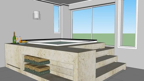 Jacuzzi room | 3D Warehouse Jacuzzi Exterior, Jacuzzi Room, Spa Furniture, Shop Drawing, Drawing Interior, Sketchup Model, 3d Warehouse, Architecture Drawing, Arch