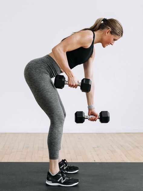 Build a STRONG BACK With These 6 Exercises! - Nourish, Move, Love Combo Exercise Moves, Combo Moves Workout, Combo Workout Moves, Back And Tricep Workout, Strong Back Muscles, Leg And Back Workout, Back Muscle Exercises, Best Back Exercises, Back Workout At Home