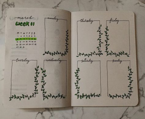 March Planner Ideas, March Journal Ideas, March Weekly Spread, March Planner, March Bujo, Weekly Planner Ideas, Daily Bullet Journal, Bullet Journal Work, March Bullet Journal