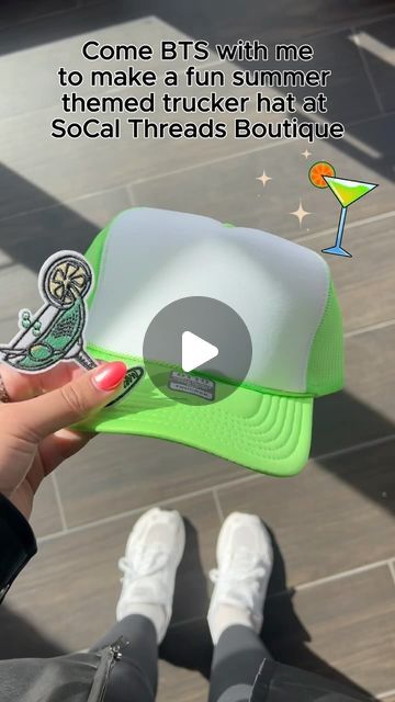 SOCAL THREADS BOUTIQUE 🌴 on Instagram: "Not sure how SoCal Threads Trucker Hat Bar works? Join us as we design a hat with you! Come design in store during our sip & shop April 20th to kick off owner Mindy’s B-day week! It’s time to celebrate 🥳🥳🥳  #hatbarparty #hatbar #celebrate #sipnshop #shopsmall #socalthreadsboutique #socalthreads #shoppingonline #shopwithme #shopwithus #boutiqueshopping #boutiqueowner" Trucker Hat Bar Price List, How To Start A Hat Bar, Trucker Hat Bar Display Ideas, Trucker Hat Bar, Hat Bar, Custom Trucker Hats, Boutique Owner, Bar Displays, B Day