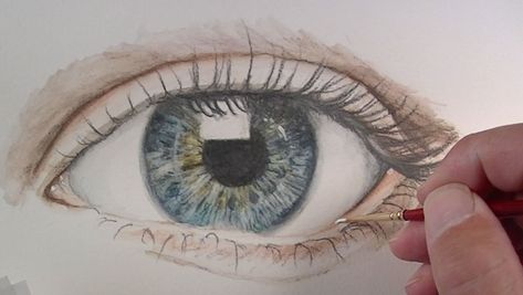 A look at drawing with colored graphite. Drawing Bodies, Sketching Tutorial, Drawing Resources, Pencil Tutorial, Drawing Anatomy, Drawing Designs, Colored Pencil Tutorial, Drawing Eyes, Art Pencil