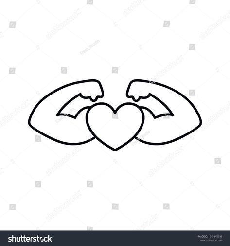 strong health icon, heart with muscle arms. outline vector sign, linear pictogram isolated on white. logo illustration #Ad , #AFFILIATE, #muscle#arms#outline#heart Muscle Arms, Health Icon, Heart Muscle, Strong Arms, Heart Logo, Logo Illustration, Abstract Design, Stock Vector, Design Ideas