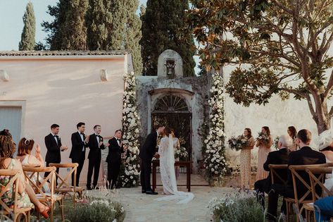 The Courti Estate Wedding Venue | Photo by Chris Parkinson | #weddingvenue #ceremonydecor #weddingceremonyideas #ceremonyideas #weddingreception #weddingflowers #weddinglighting #weddingreceptionideas Greece Wedding Venues, Corfu Wedding, Best Destination Wedding Locations, Weddings In Greece, Weddings In Italy, Wedding Abroad, Destination Wedding Inspiration, Destination Wedding Locations, Greece Wedding