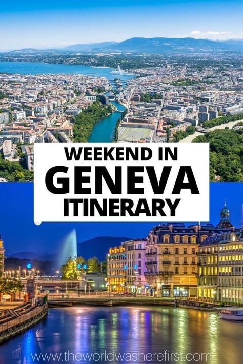 Looking for the perfect Geneva itinerary? Look no further! This route will help you plan the perfect few days in this charming Swiss city! Where To Stay In Geneva Switzerland, Day Trips From Geneva Switzerland, Things To Do In Geneva Switzerland, Geneva Itinerary, Geneva Travel, Trip To Switzerland, Travel Autumn, Switzerland Itinerary, Vienna Travel