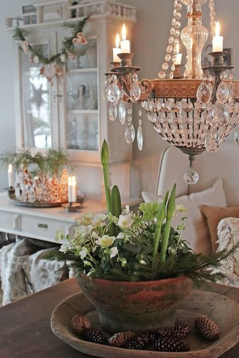 Vibeke Design, Swedish Christmas, Xmas Deco, French Country Cottage, Deco Floral, French Country Decorating, Scandinavian Christmas, Christmas Love, Christmas Decorations To Make