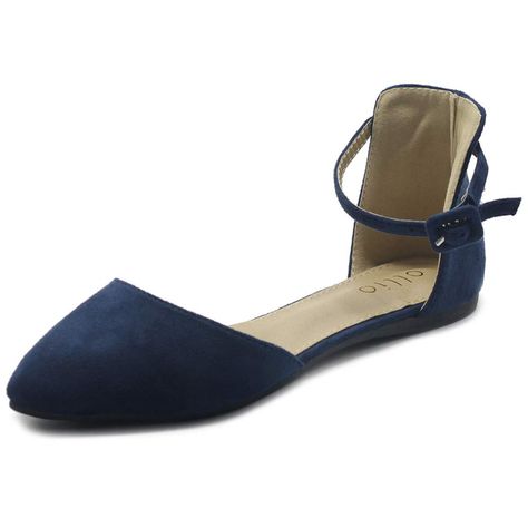 PRICES MAY VARY. Faux-Suede d'Orsay Ankle Strap Heel Height: 0.25" Origin: Made in China OLLIO is a well-established fashion shoe brand over 10 years which carries stylish and an affordable women's footwear. OLLIO offers the best quality at low price and confidently ensure the quality of our products. OLLIO carries a diverse and wide range selection of the latest trends and hottest a la mode fashion such as Boots, Military Style, Espadrilles, Flats, Lace-Ups, Loafers & Slip-Ons, Pumps, Sandals, Flats For Wedding, Style Espadrilles, Espadrilles Flats, Flats With Arch Support, Navy Sandals, Sandals Flat, Ankle Strap Heels, Ankle Straps, Military Fashion