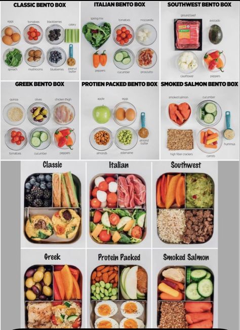 Healthy Bento Box Lunches For School, Easy Lunch Bento Boxes, Bento Box For Adults Healthy Work Lunches, Healthy Easy Bento Lunches, Whole30 Bento Box Ideas, Healthy Snack Bento Boxes, Work Lunch Ideas Bento, Healthy Snacks Bento, Refrigerated Lunch Ideas