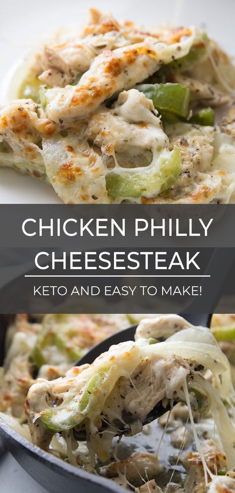 Philly Cheesesteak Keto, Chicken Philly Cheesesteak, Chicken Cheesesteak, Chicken Philly, Low Fat Low Carb, Low Carb Low Fat Recipes, Boiled Egg Diet Plan, Low Carb Chicken Recipes, Best Low Carb Recipes