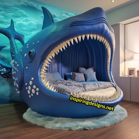 Octopus Bedding, Pirate Ship Bed, Weird Beds, Modern Kids Room Design, Sea Bed, Modern Kids Room, Adventure Of The Seas, Kids Beds, World Of Imagination